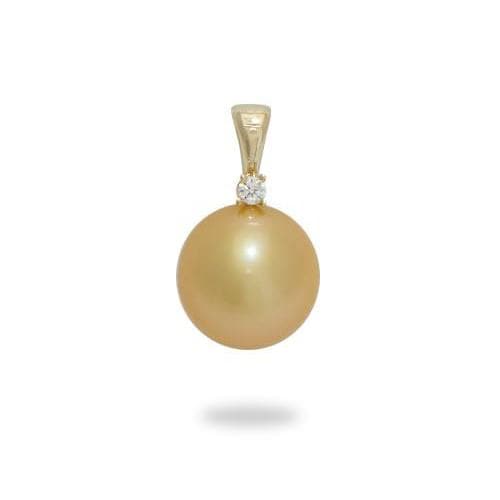 Double Strand South Sea Pearl Necklace with Diamond #511507 – Beladora