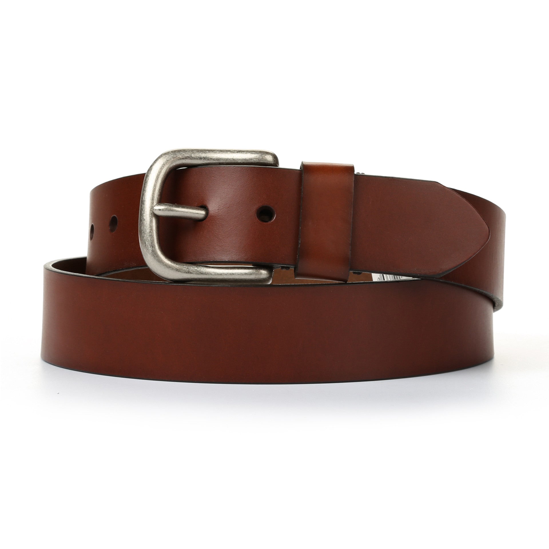 Levi's Men's Leather Bridle-Cut Belt - Light Brown - New Star