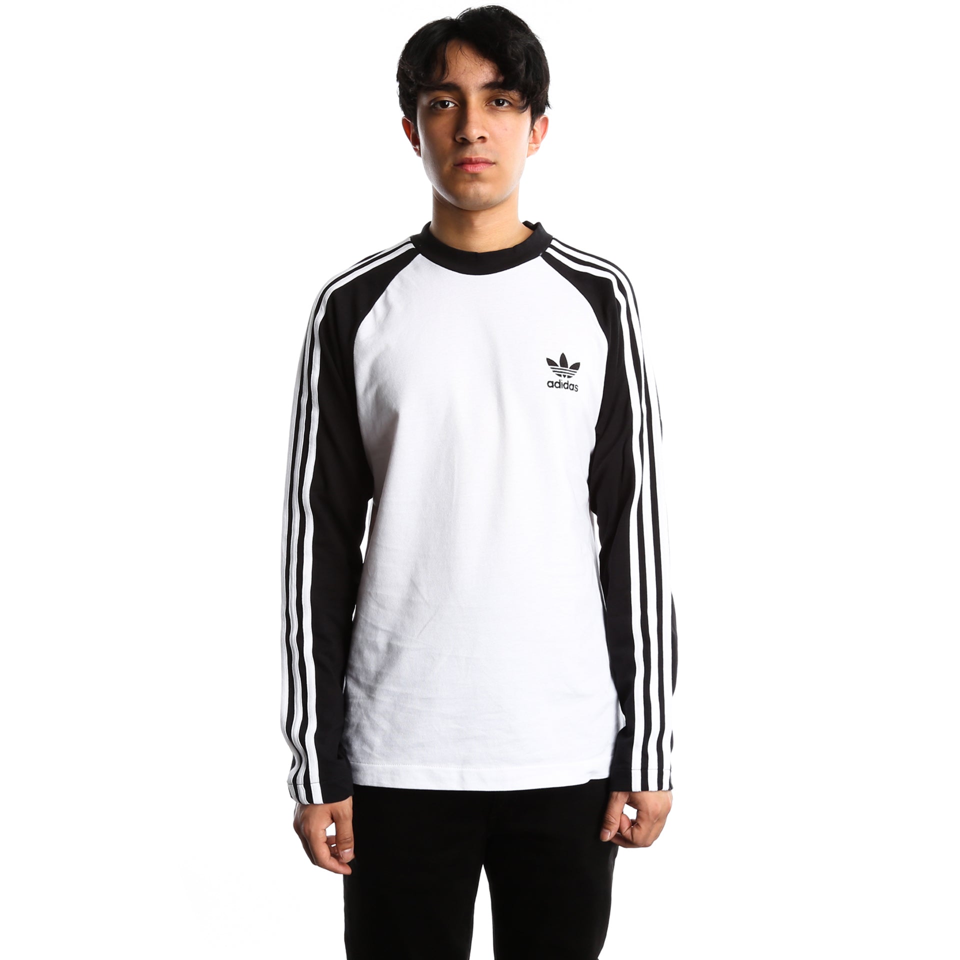 Adidas Long T-Shirt Black/White - New Star