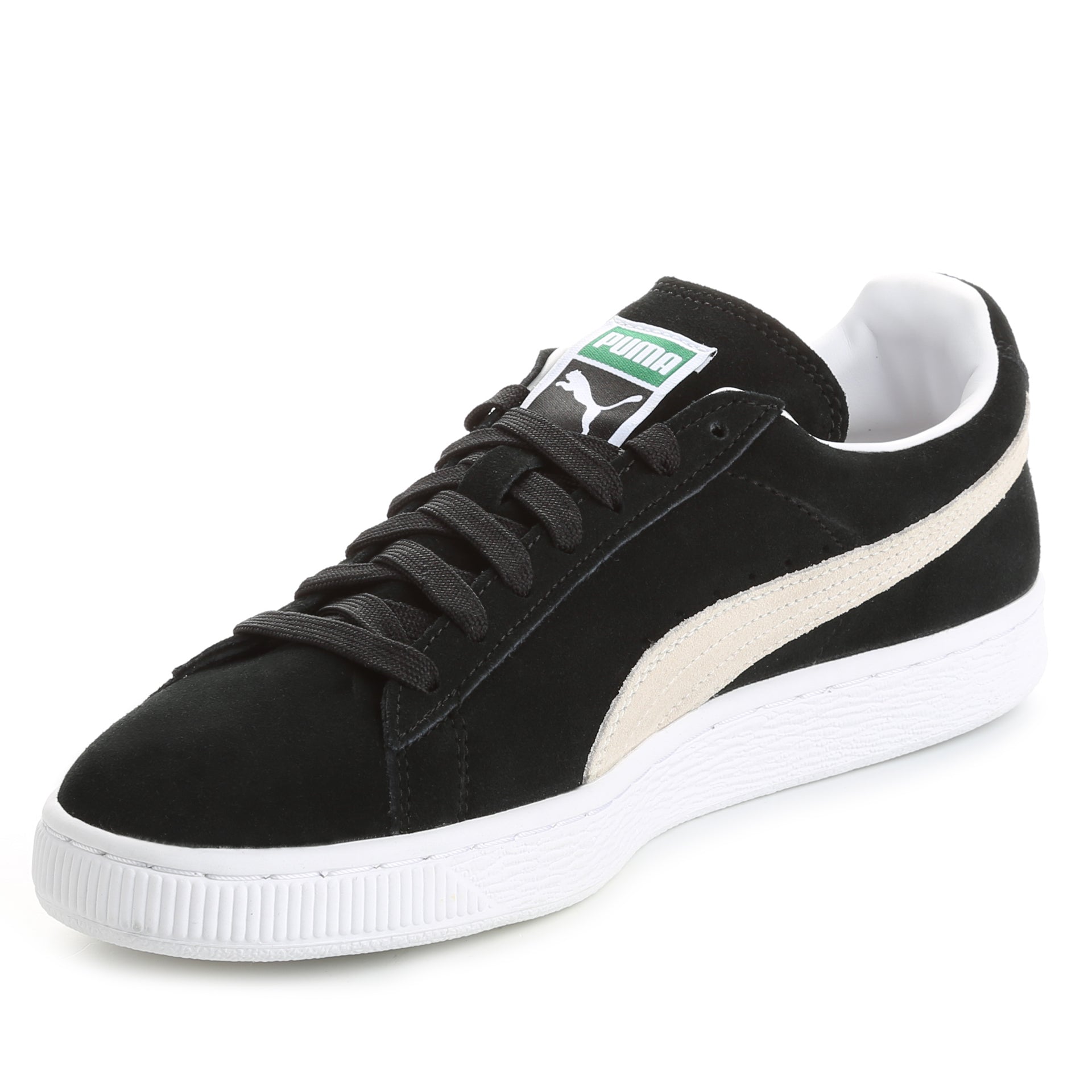 puma classic black and white