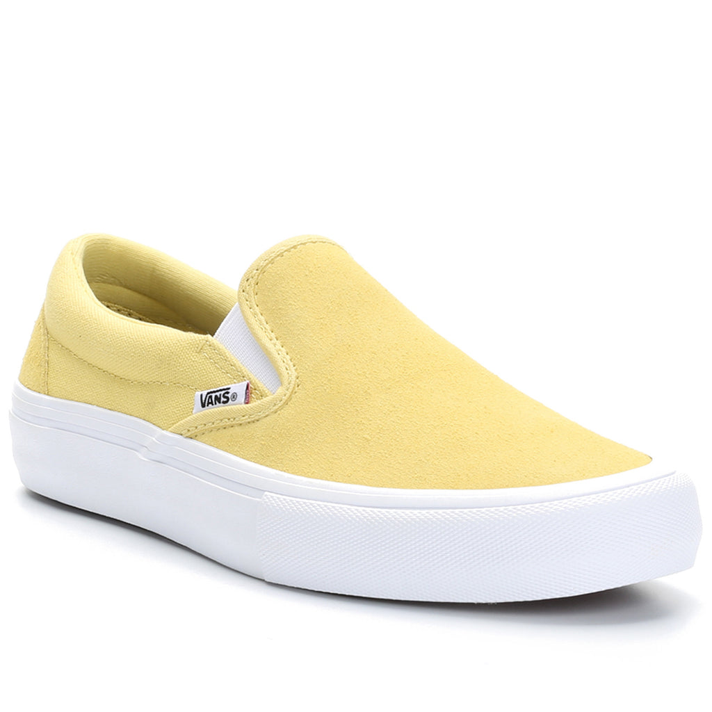 vans slip on pro shoes dusky citron