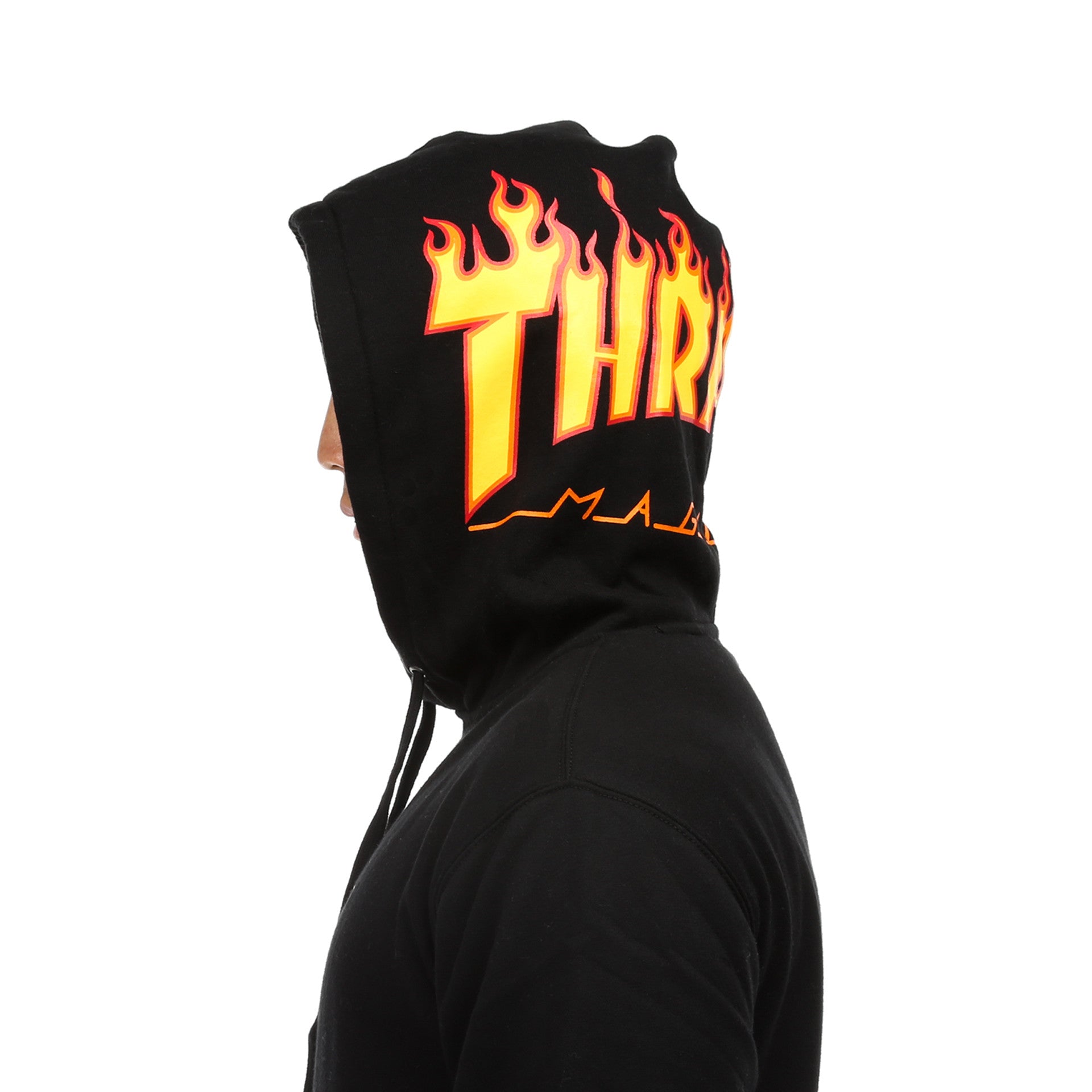 vans x thrasher hoodie black