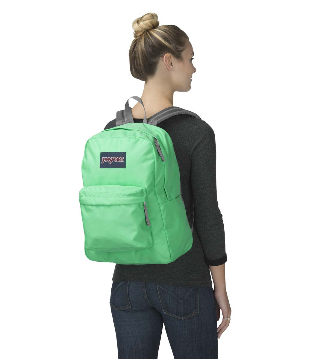seafoam green backpack