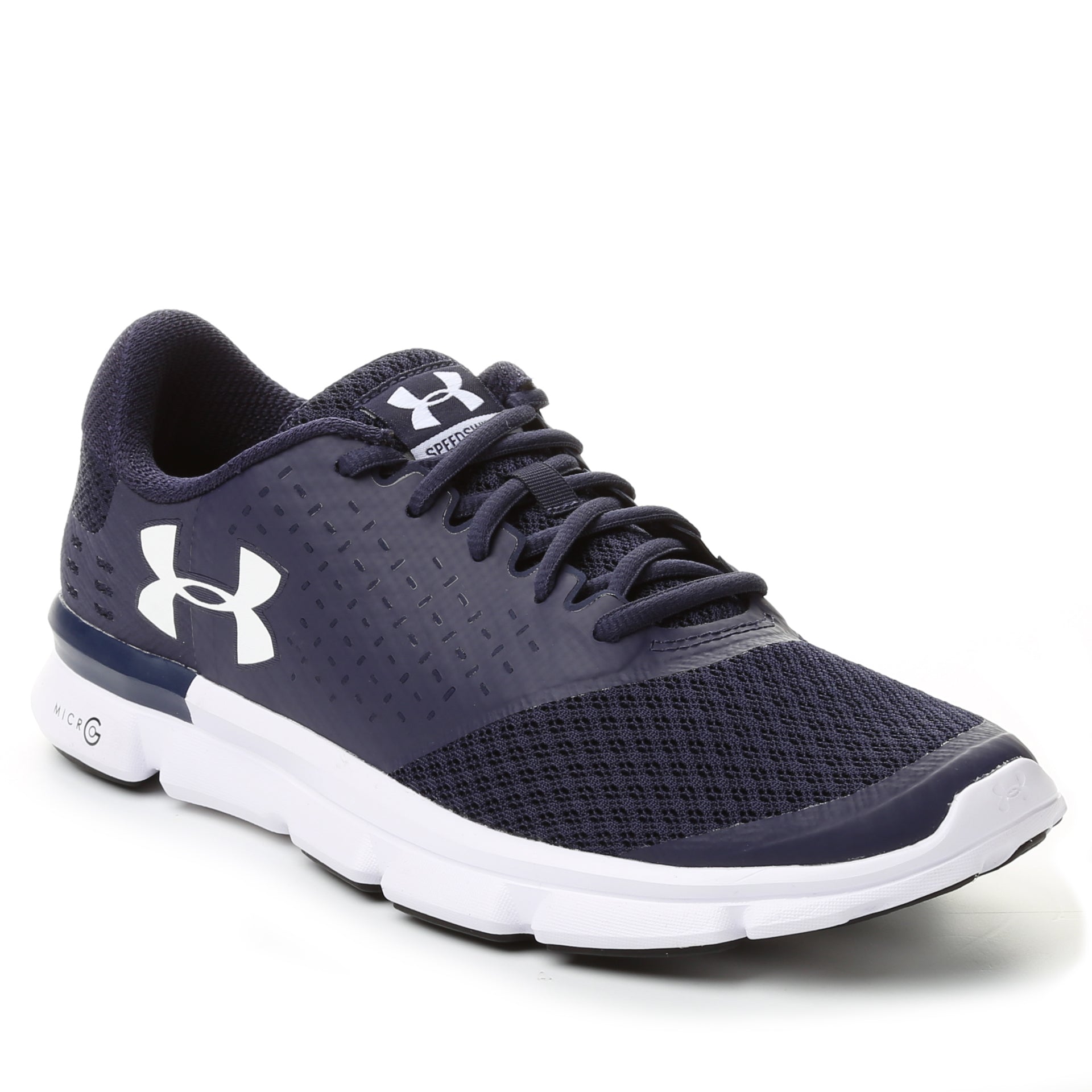 navy blue under armour sneakers