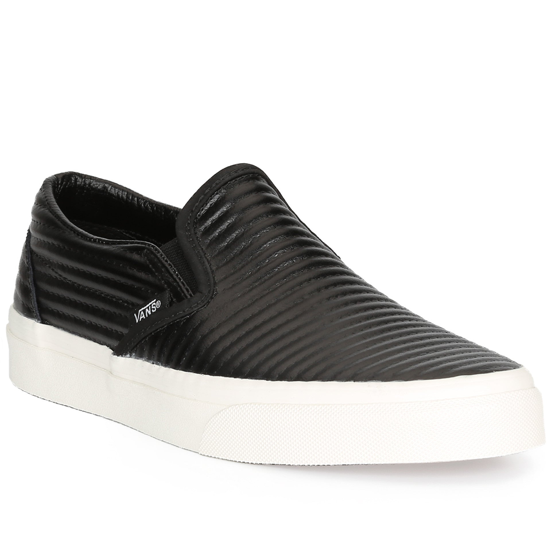 womens black leather vans