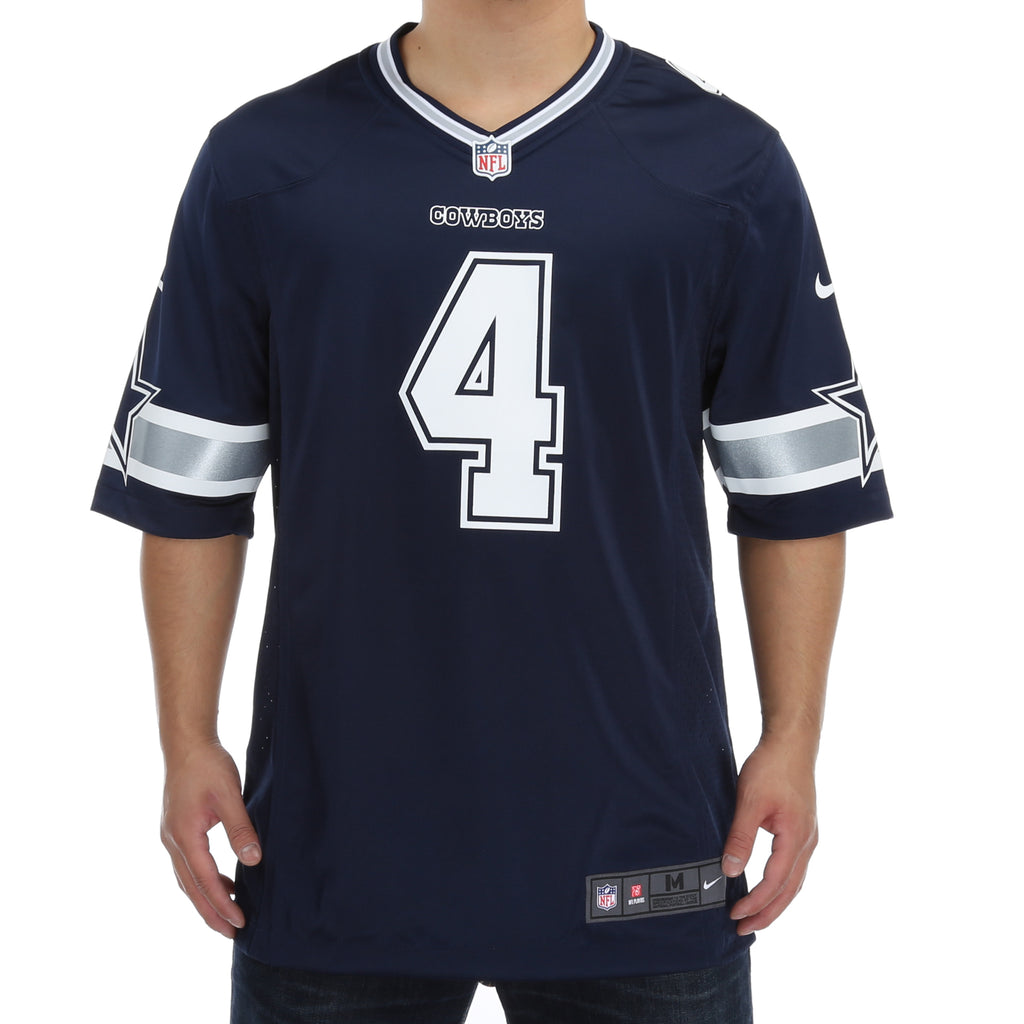 Dallas Cowboys Mens Jersey #4 Dak Prescott Nike Vapor Untouchable