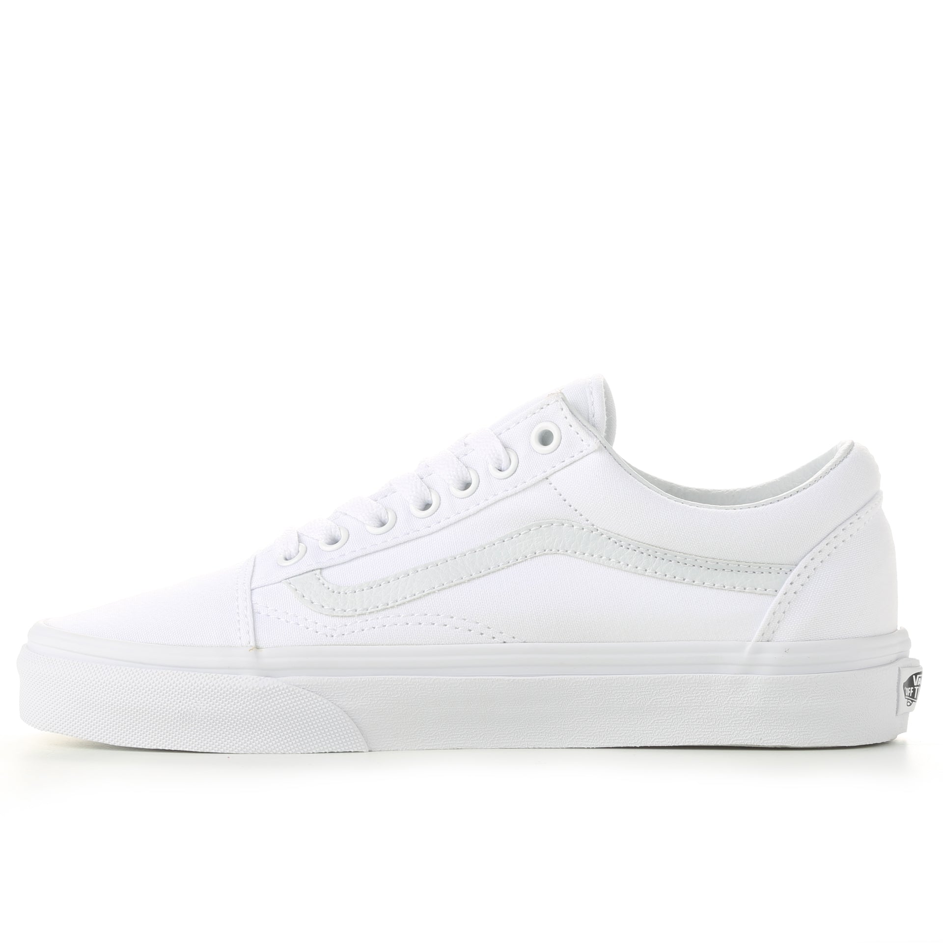 vans all white