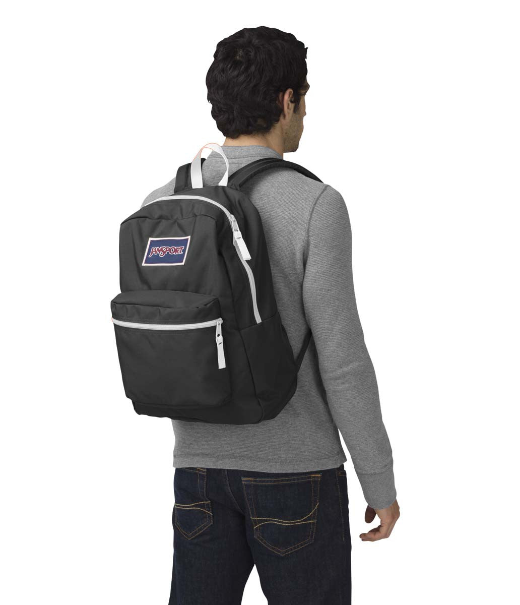 jansport bag black and white