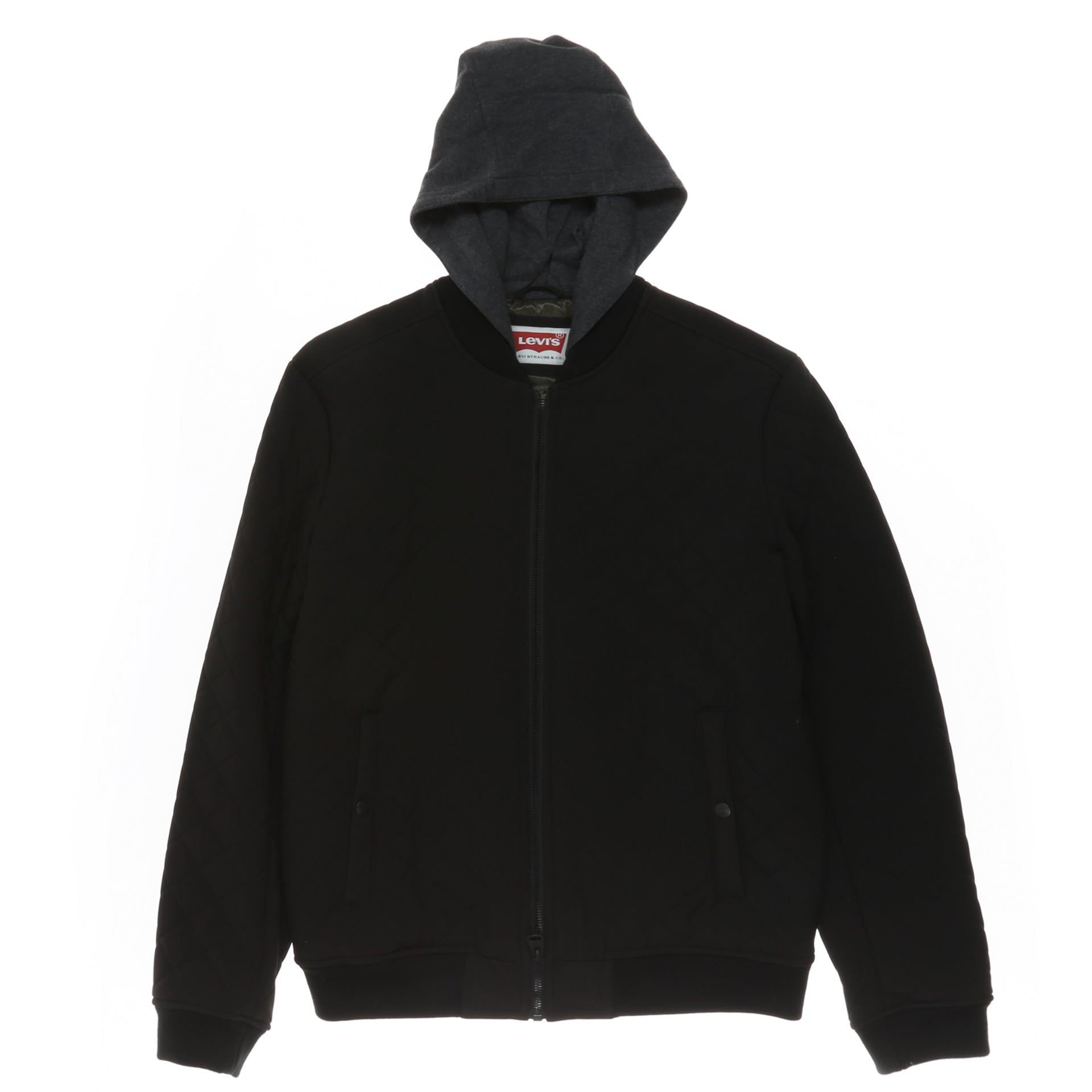 levi's hooded bomber jacket