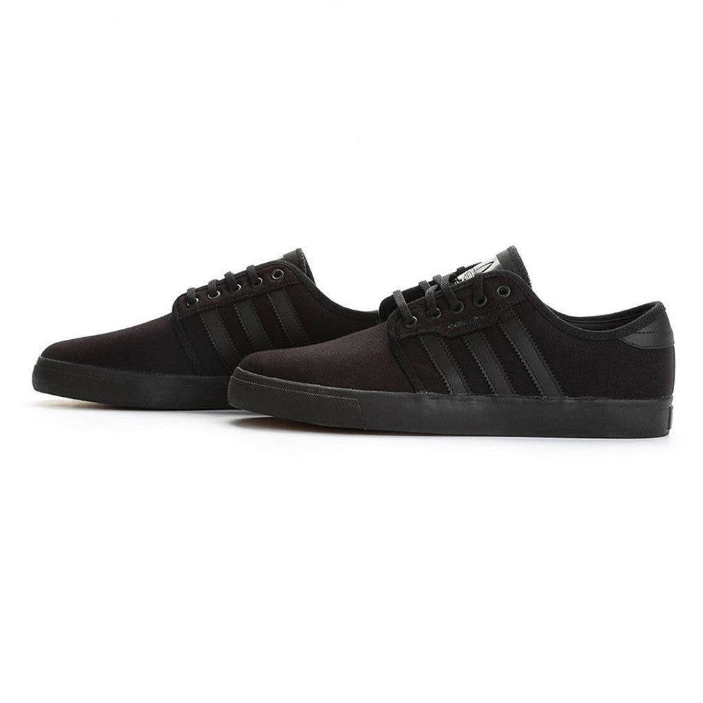 adidas seeley black leather