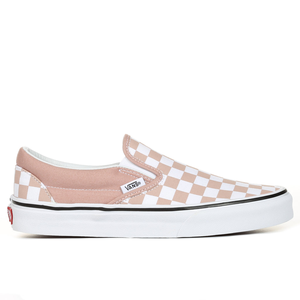 mahogany rose vans slip on