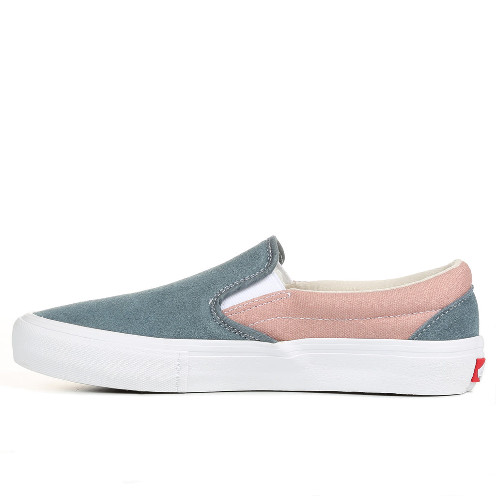 mahogany rose vans slip on