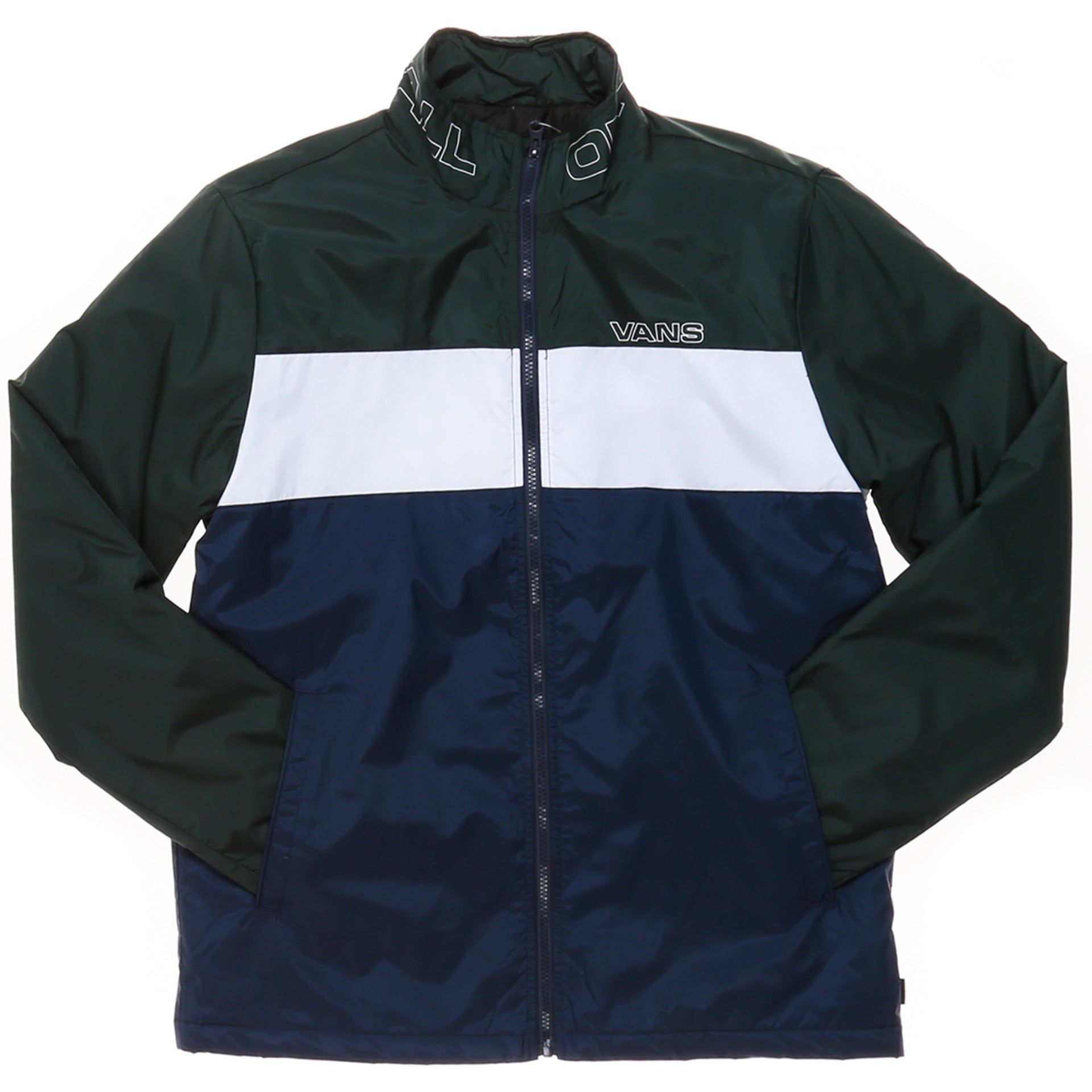 vans half zip jacket