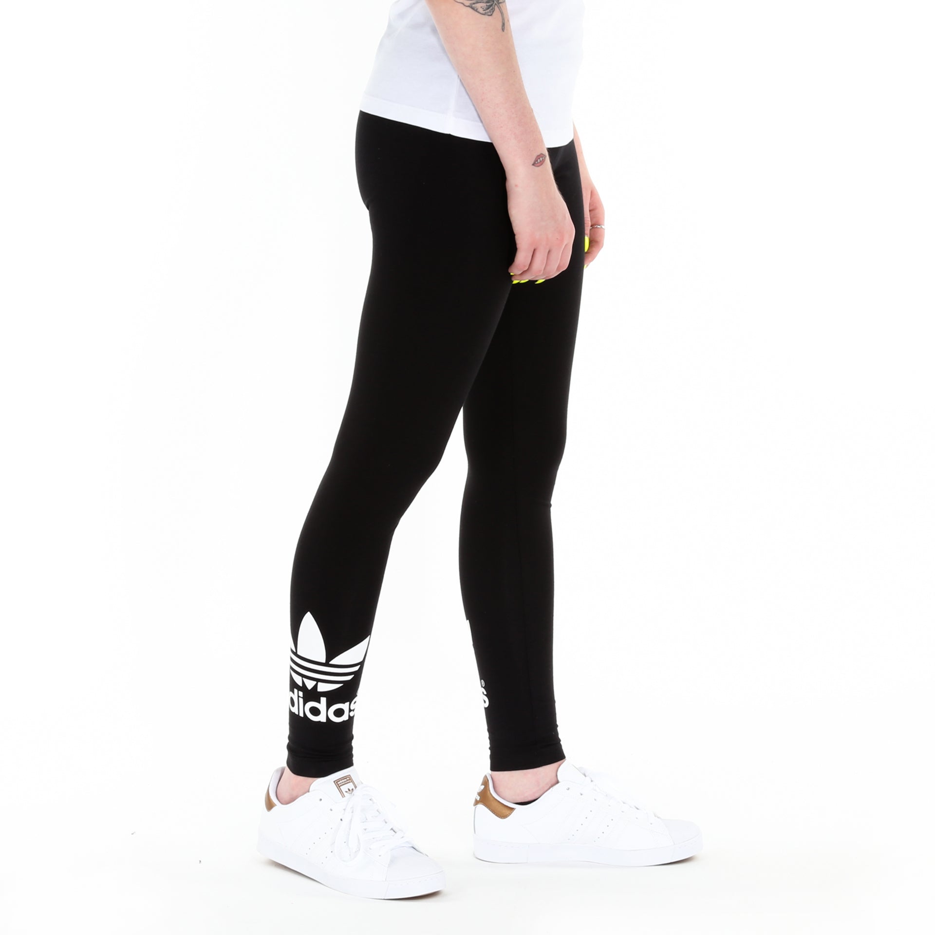 Drik vand Reorganisere Få kontrol Adidas Trefoil Leggings - Black - New Star