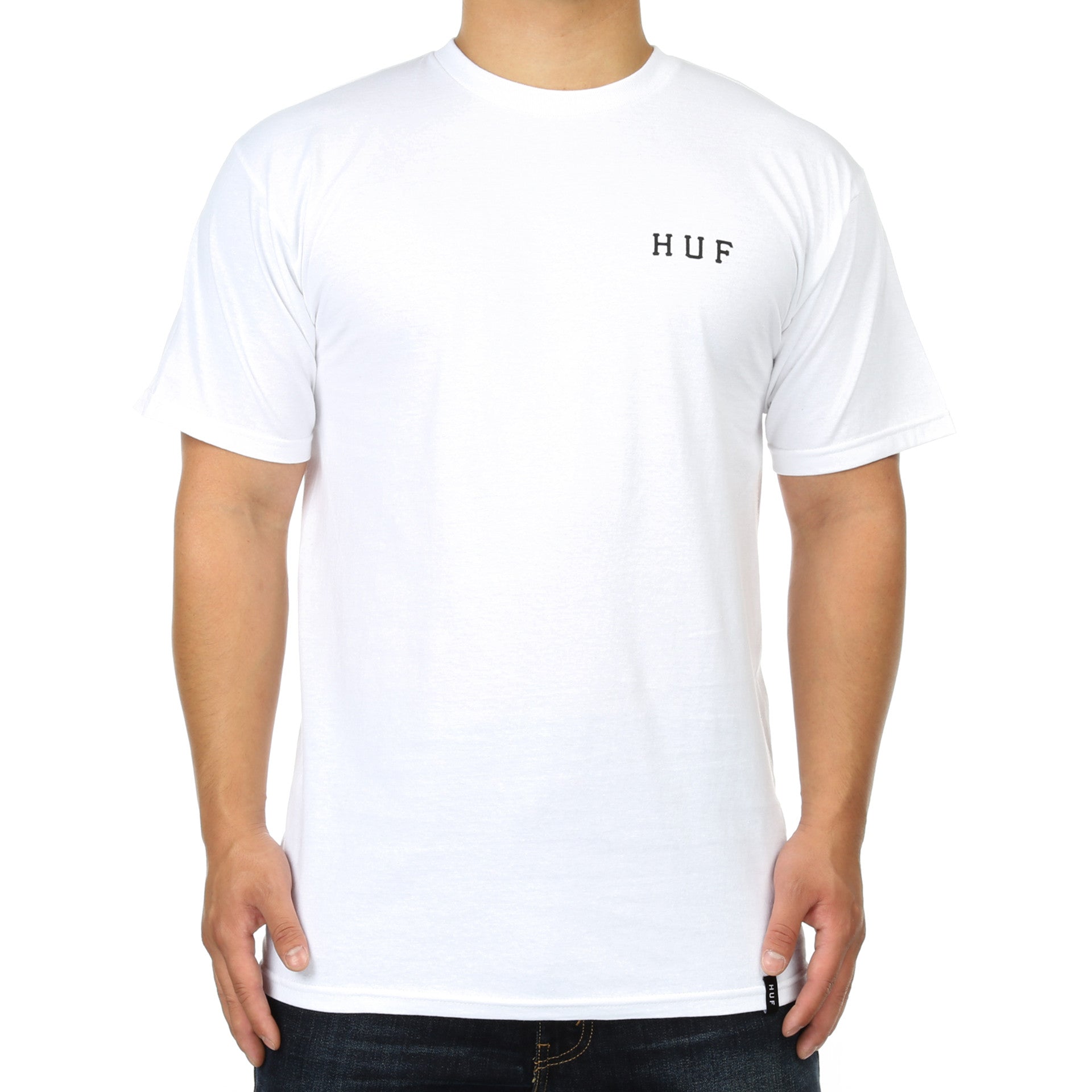 Huf Serpent Classic H Tee - White - New Star