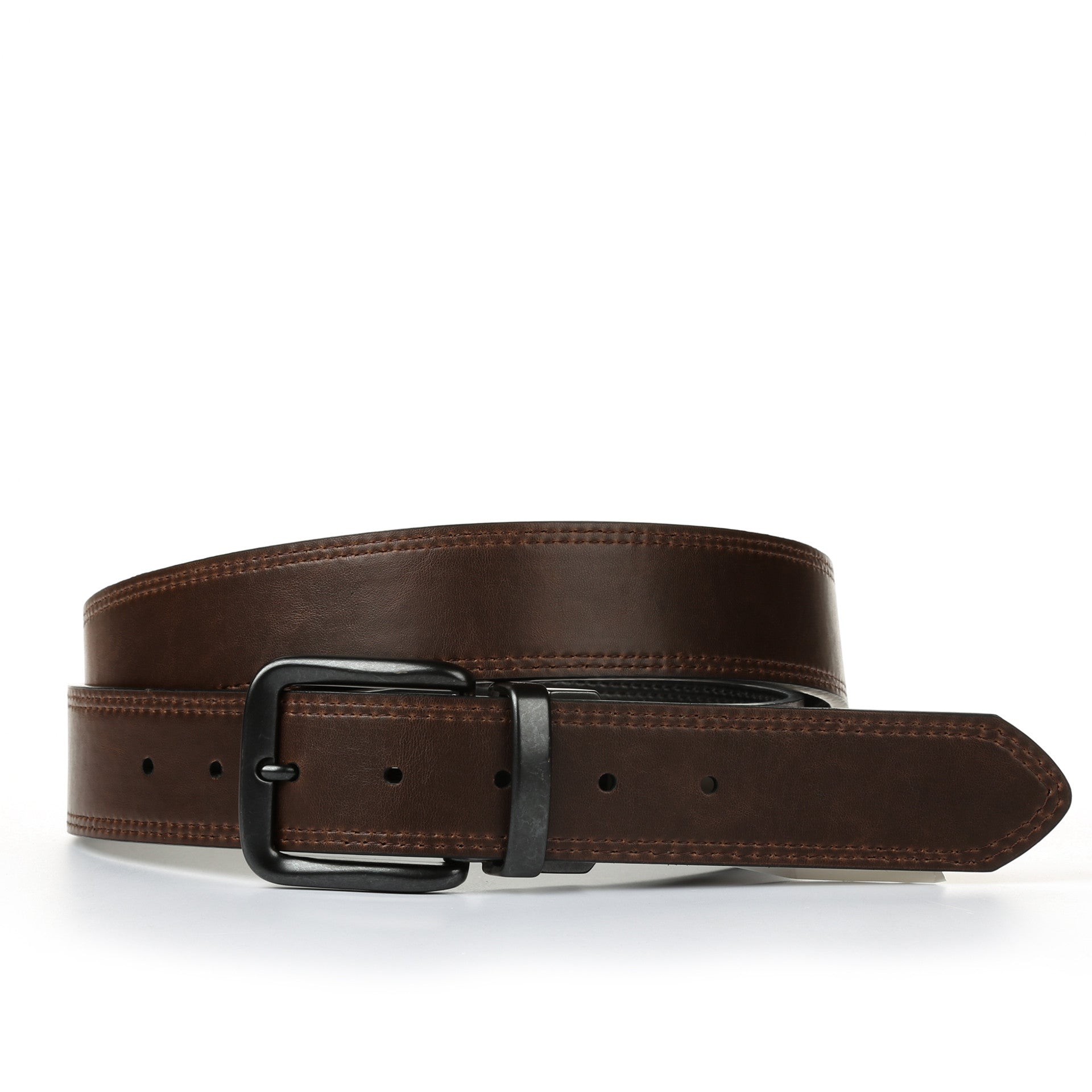 Levi's Men's Reversible Leather Belt - Brown/Black - New Star