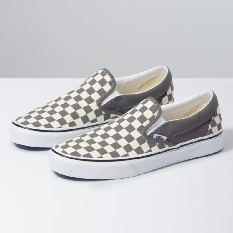 pewter slip on vans