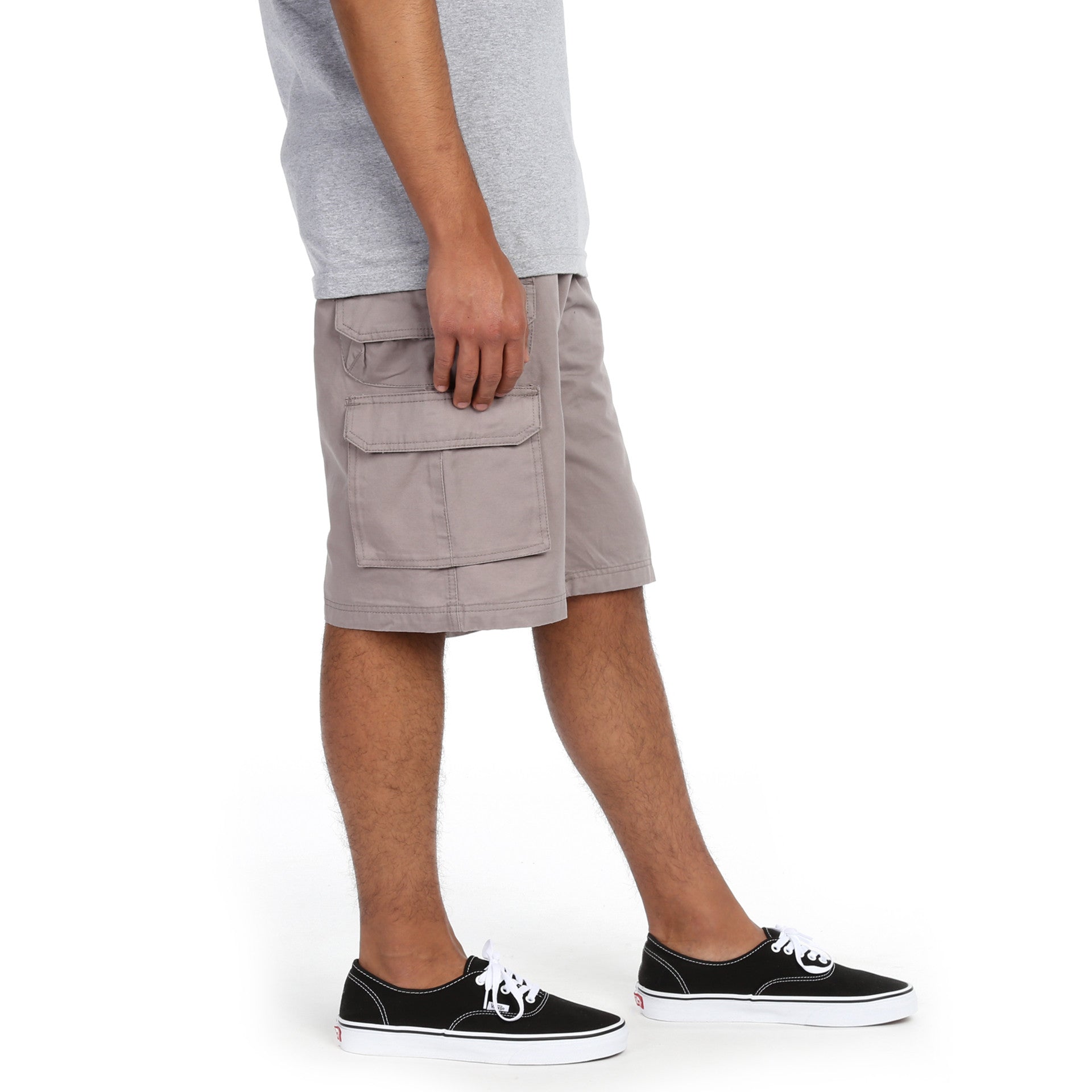 light grey cargo shorts