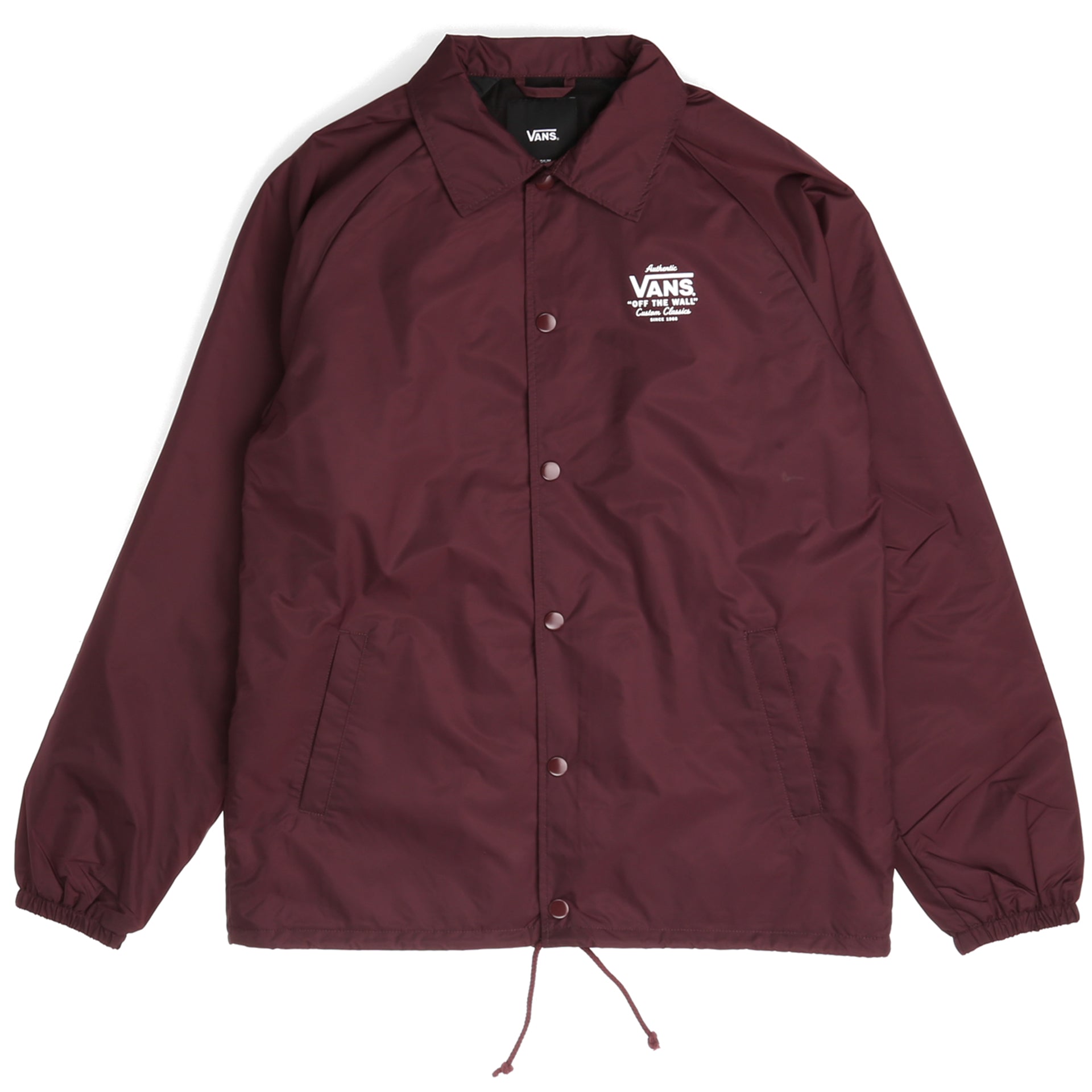 vans jacket red