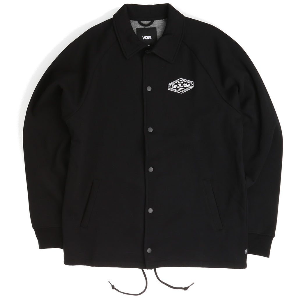 vans coach jacket black