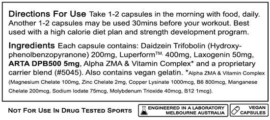 BIGBoyz Pyranobolin Ingredients