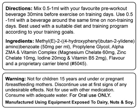 LHT4 Directions, Ingredients & Warnings