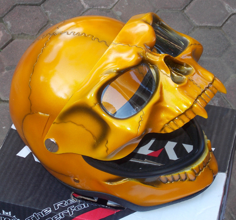 golden visor for helmet