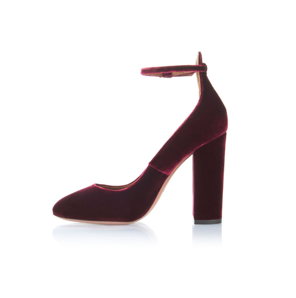 velvet mary jane heels