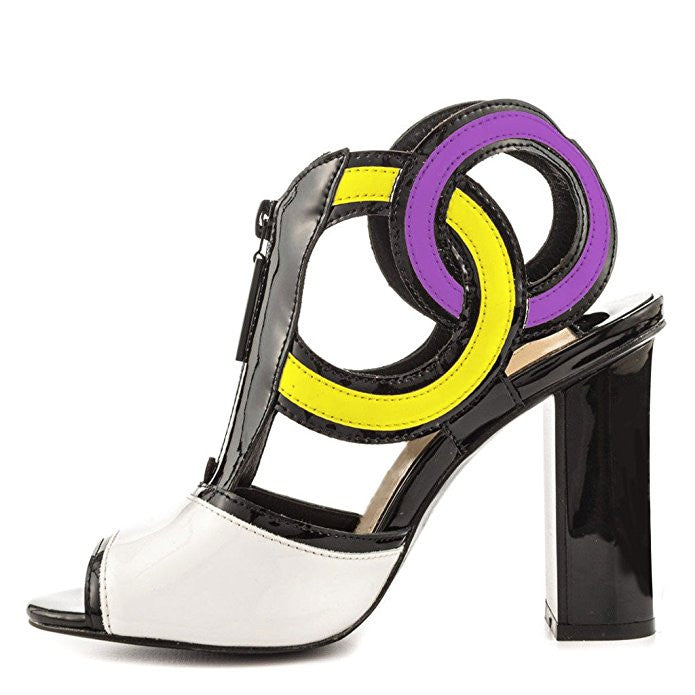 color block heels