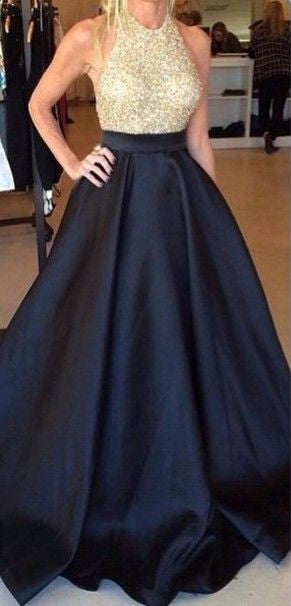 Ball Gown A-line Pleated Maxi Skirt 