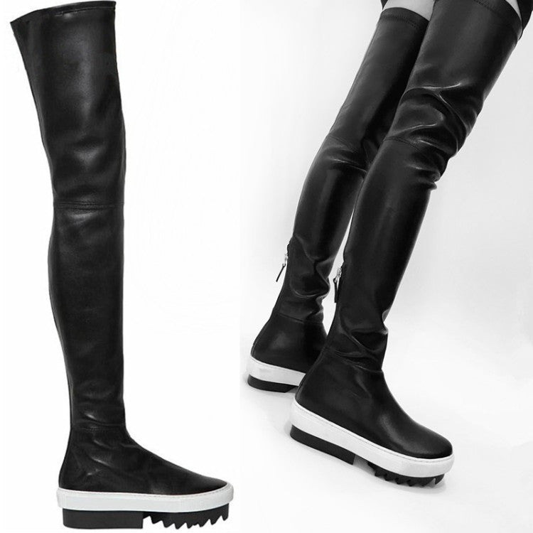 thigh high sneakers
