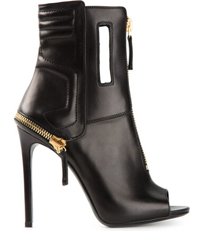 zipper ankle boots