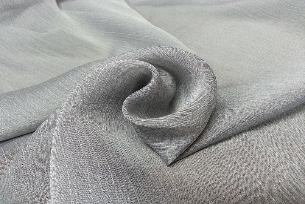 grey chiffon fabric