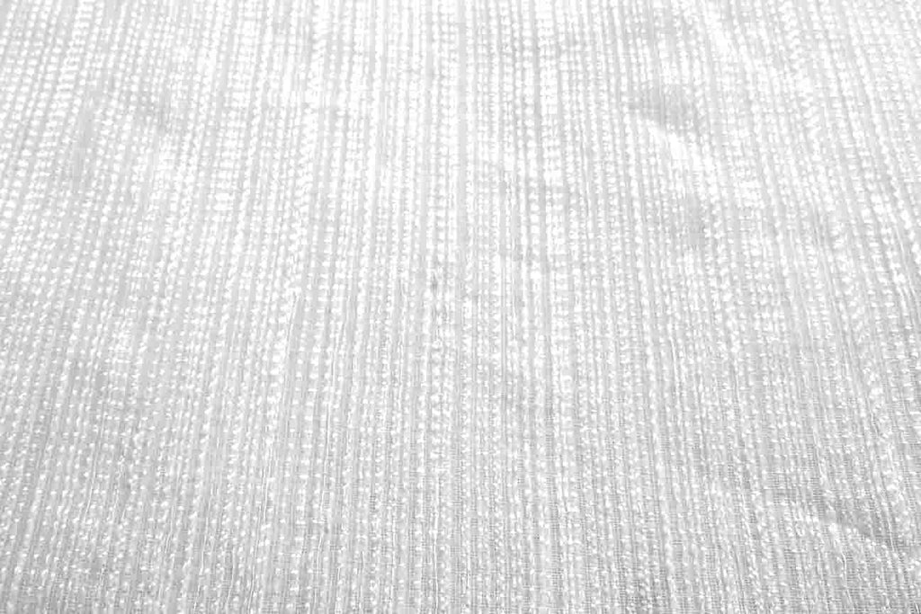 white textured curtain fabric