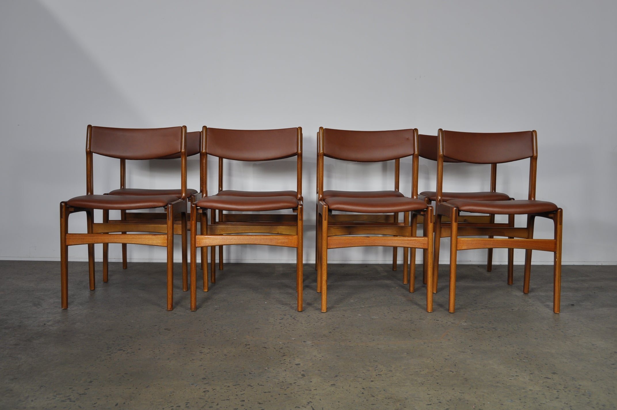 danish chair leather