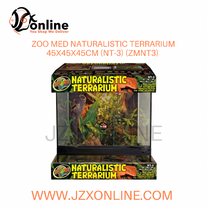 ZOO MED Naturalistic Terrarium (45x45x45cm) Medium (ZMNT3) —