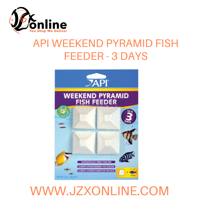 weekend pyramid fish feeder