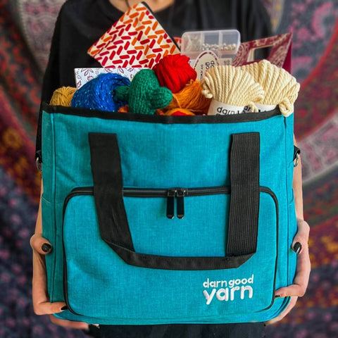 Darn Good Yarn's Ultimate Gift For Knitters: The Deluxe Craft Bag Bundle