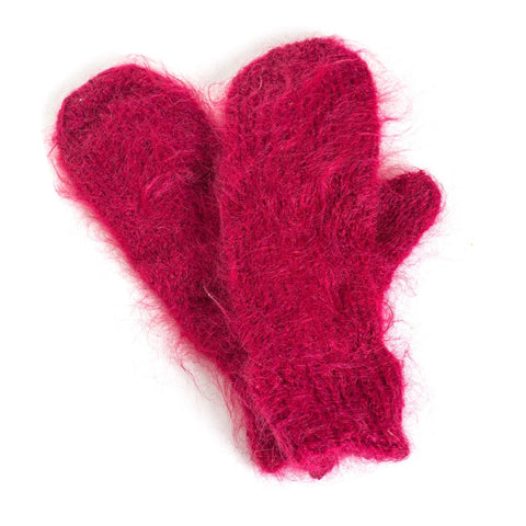 Knit Mohair Mittens - Darn Good Yarn 'What is Mohair?'