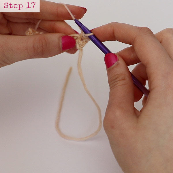 Single Crochet step 10