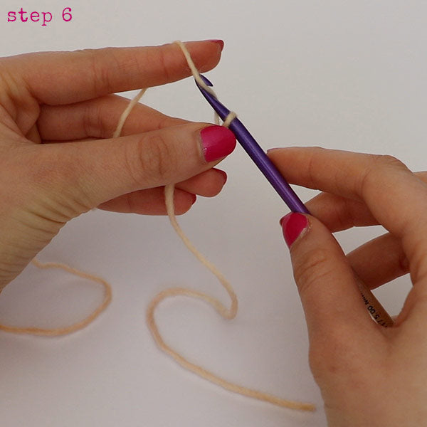 chain stitch step 6