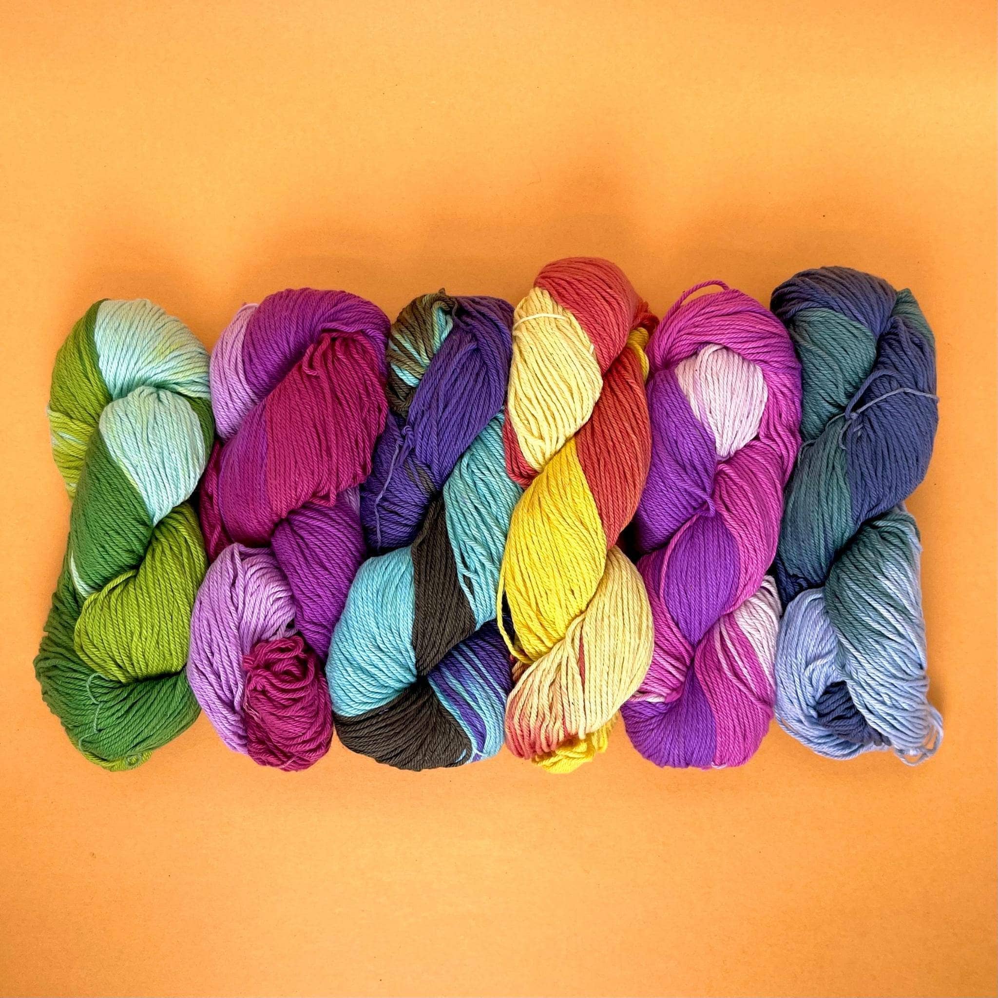 Cotton Mini Yarn, Assorted Colors Yarn, Crochet Thread Cotton Thread Milk  Cotton Yarn Knitting Wool Yarn 12 Colors Milk Cotton Yarn for Knitting