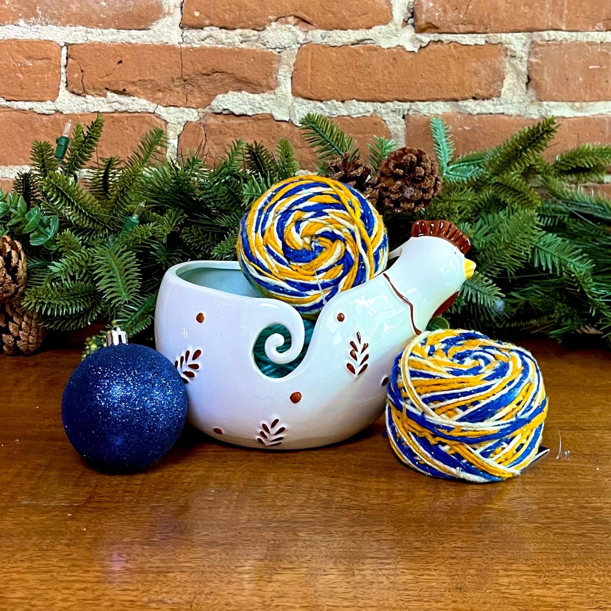 Rooster Yarn Bowl