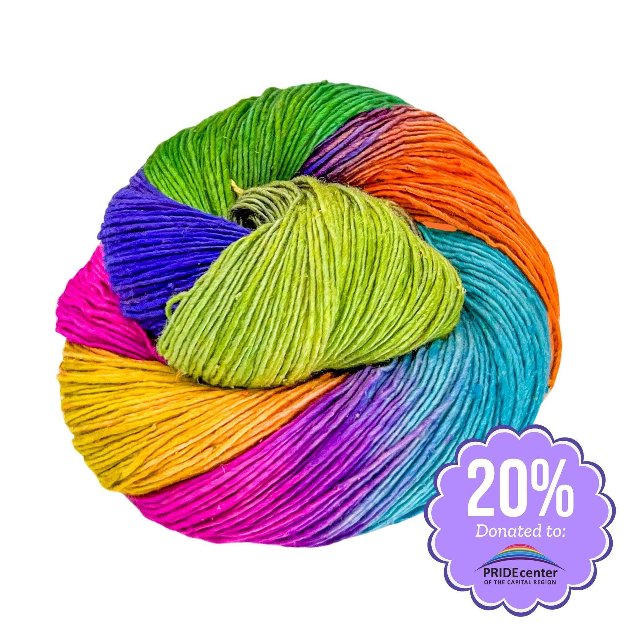 Silk Blend Sport Weight Yarn 80-20 Rule