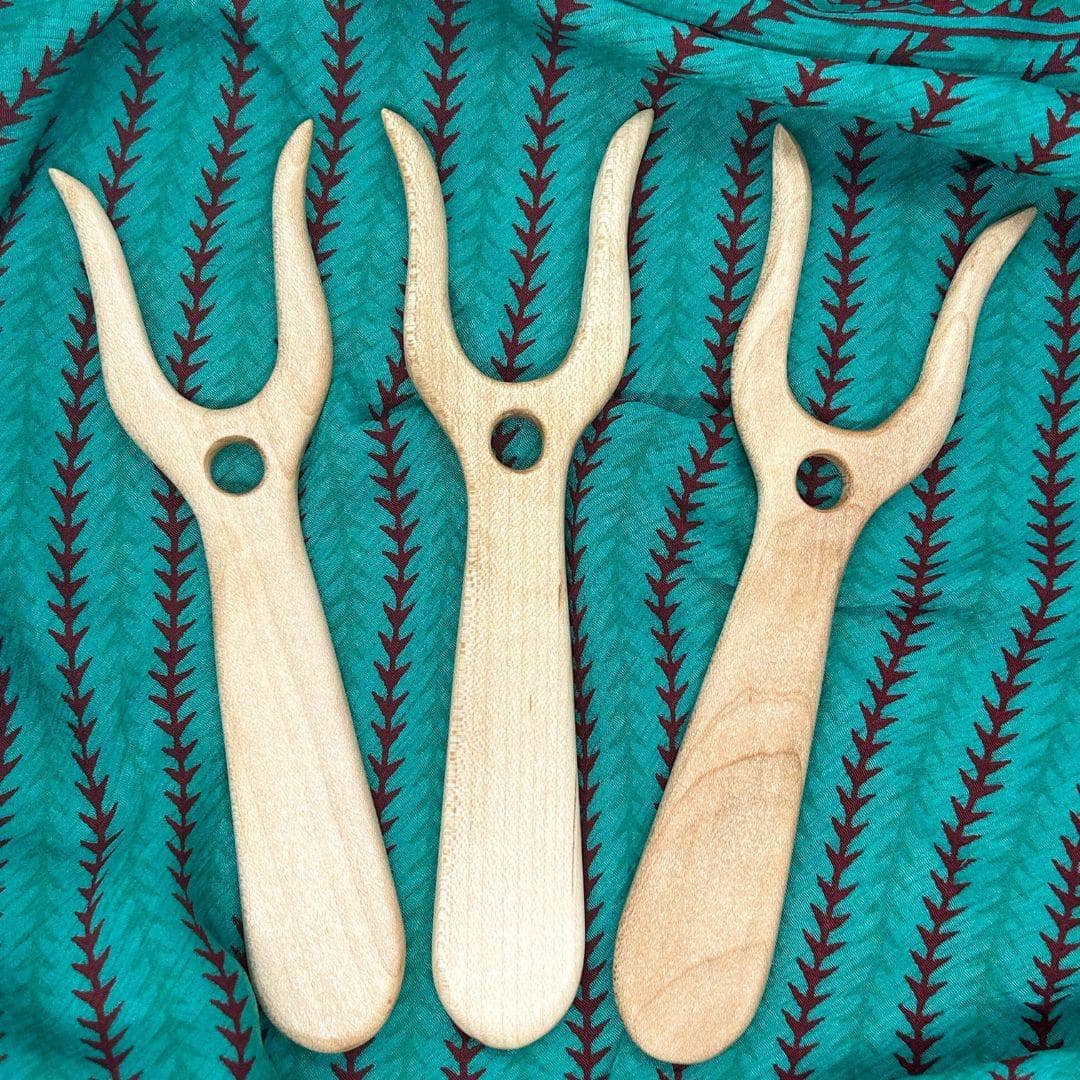 Elemental Elegance: Wood & Resin Crochet Hooks I Darn Good Yarn