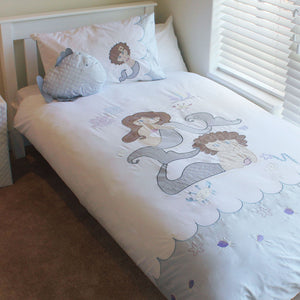 Mermaids Kids Duvet Cover Set 100 Cotton Percale Babes Amp Kids