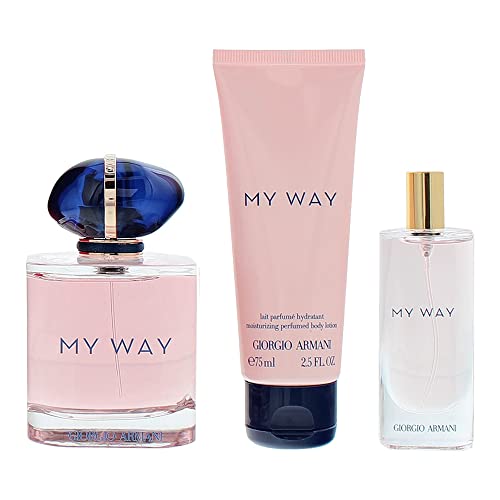 Giorgio Armani My Way Gift Set 90ml EDP + 15ml EDP + 75ml Body Lotion —  Health Pharm