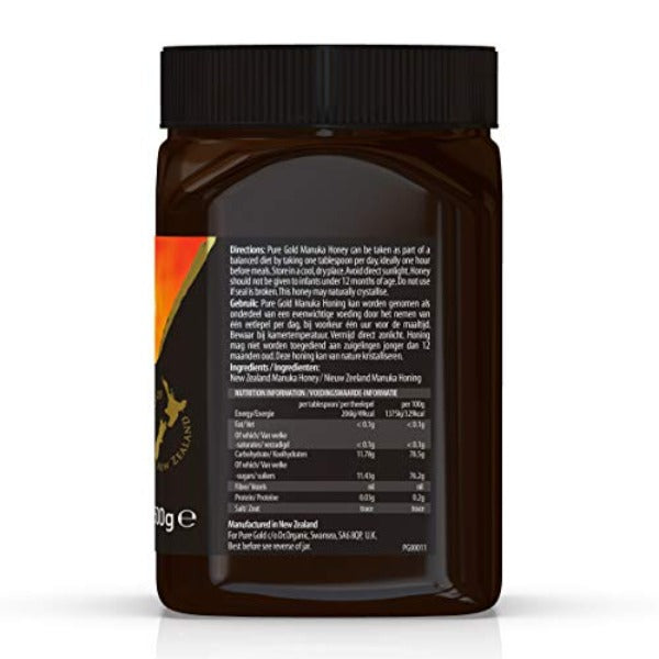 markt kans verliezen Pure Gold Premium Select Manuka Honey 300+ MGO 500g — Health Pharm