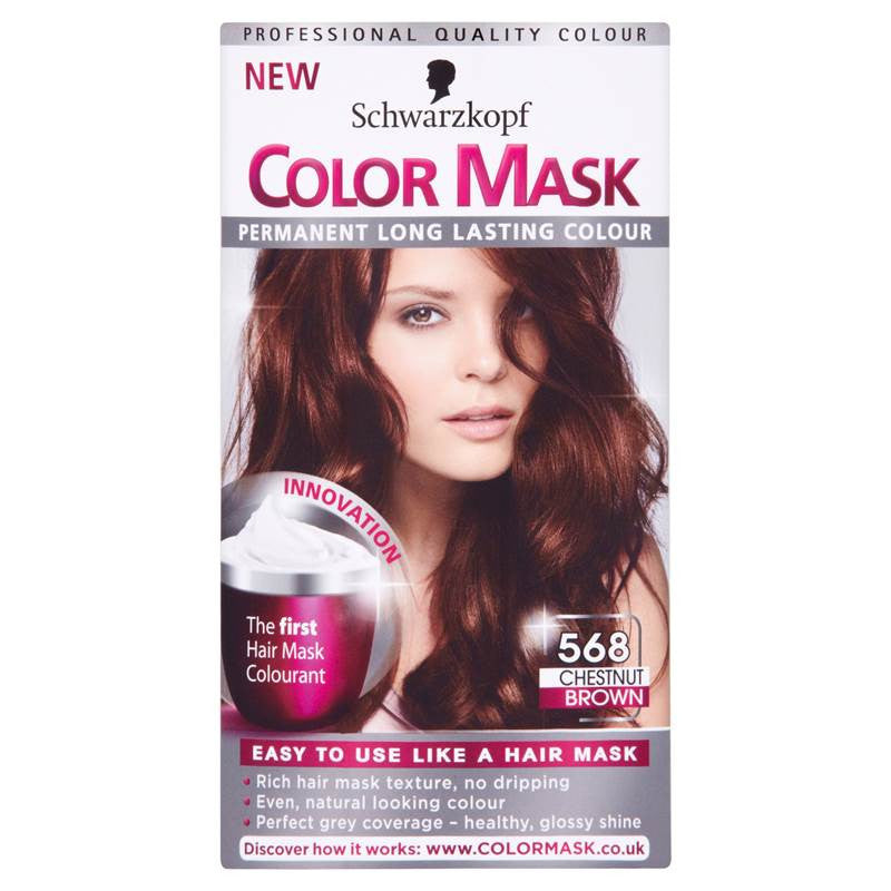 Color mask schwarzkopf шоколадный десерт