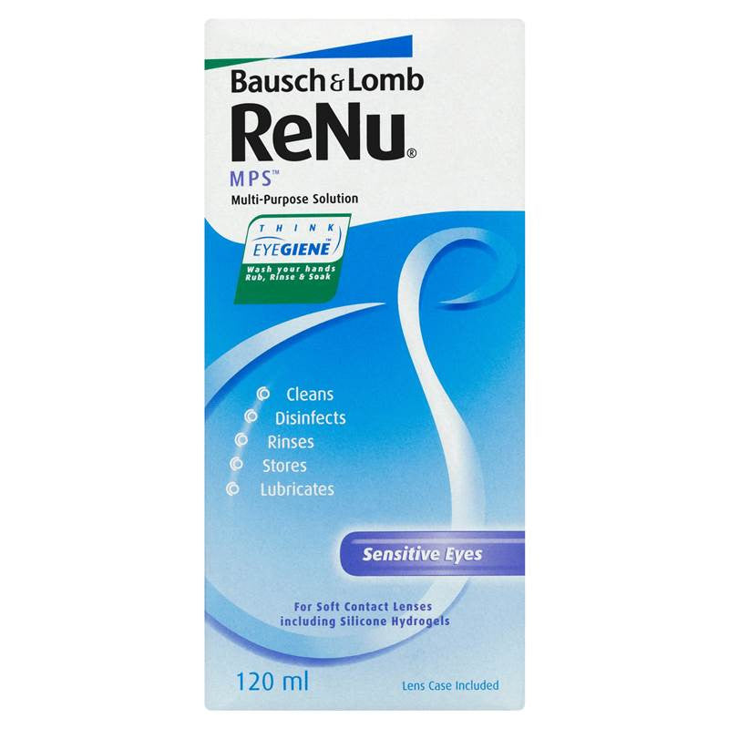 Renu Bausch & Lomb Multi-Purpose Solution Sensitive Eyes 120ml